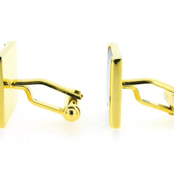 DIOR Cufflogo Gold Plated Authentic - Picture 4 of 8